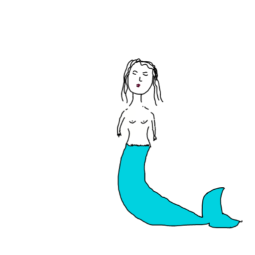Mermaid drawing by godor