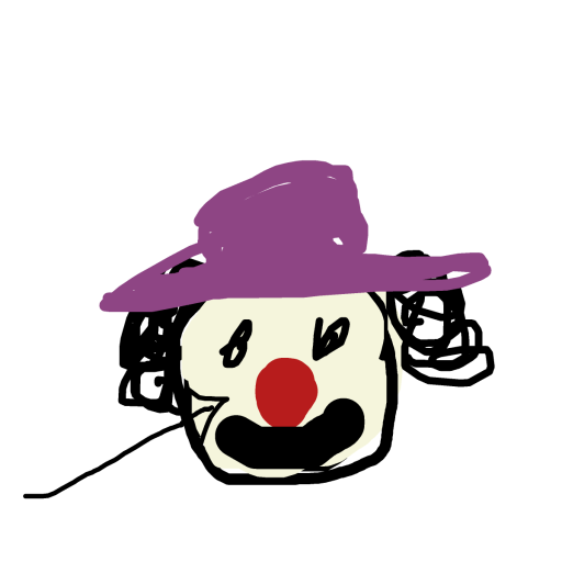 Clown Nose drawing by amber-star-type