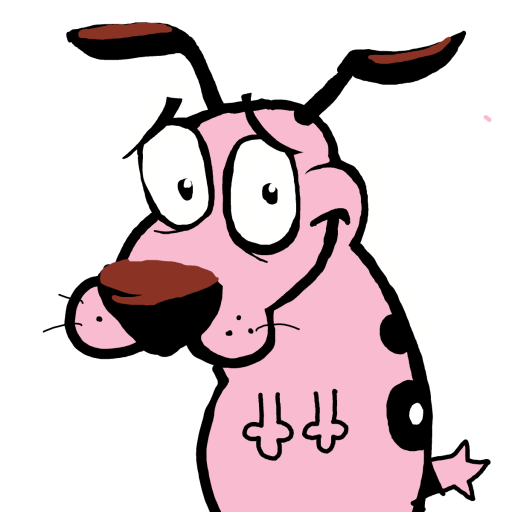 Courage drawing by gummy squirm