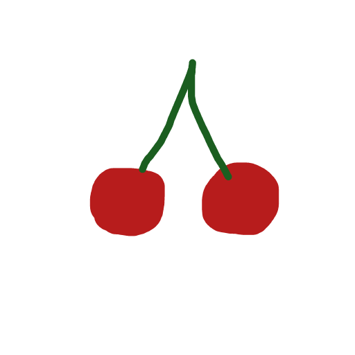Cherry drawing by dapyllil