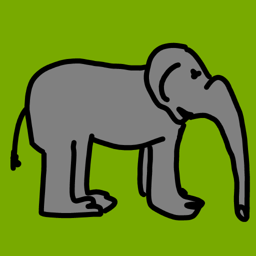 Elephant drawing by Marcos