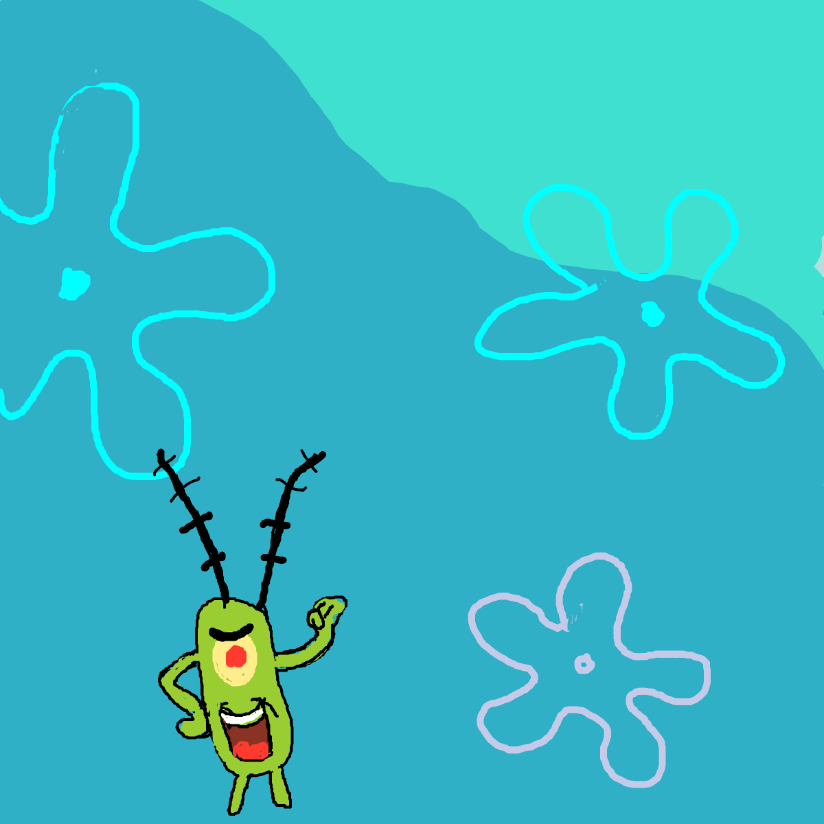Plankton drawing by manders