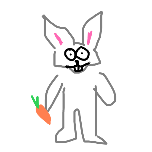 Bugs Bunny drawing by brianviolin