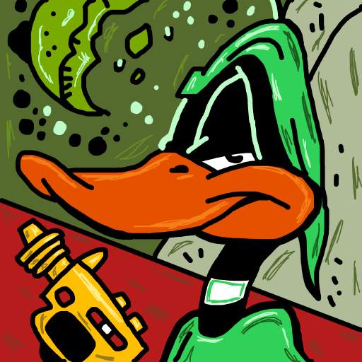 Duck Dodgers drawing by monthra
