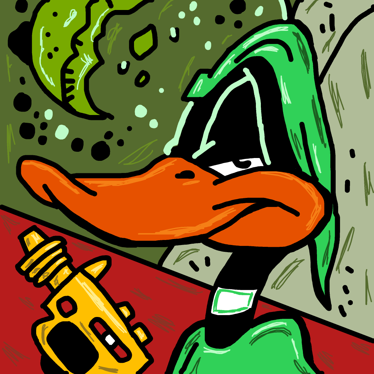 Duck Dodgers drawing by monthra