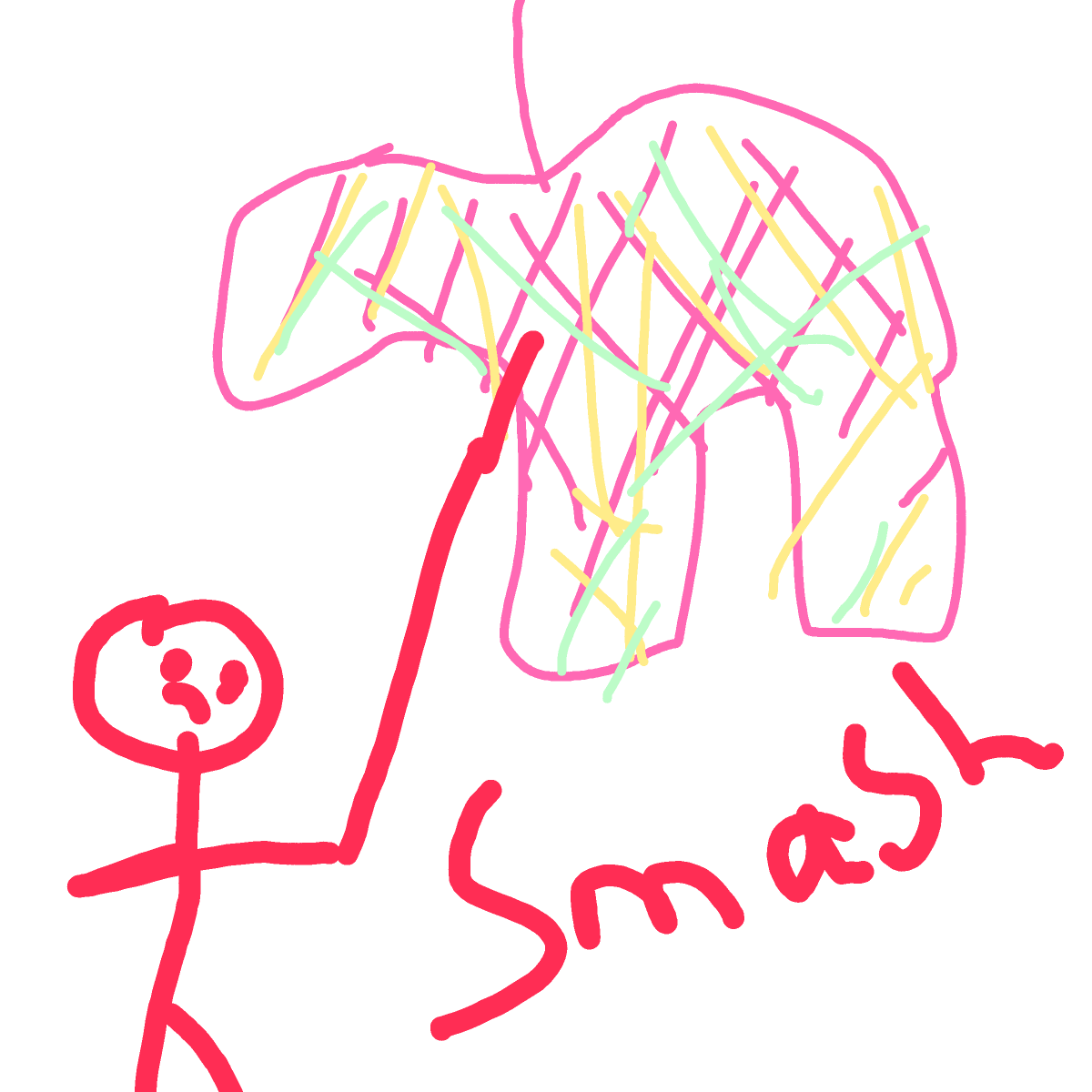 Pinata drawing by coal-mild-peace