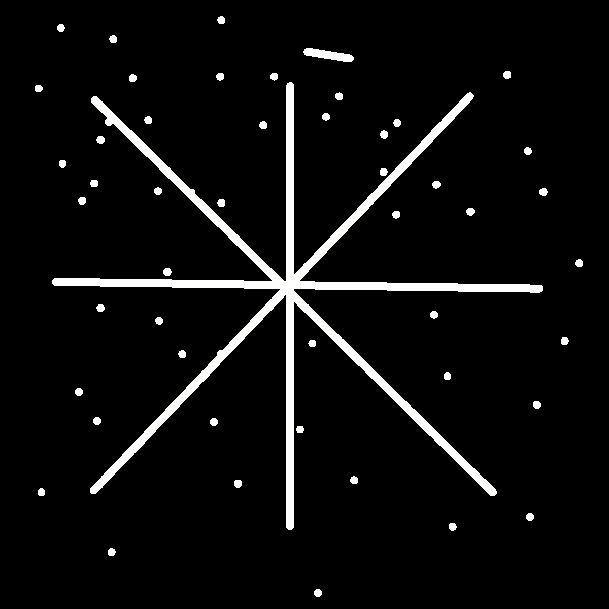 Snowflake drawing by navy-wide-voice
