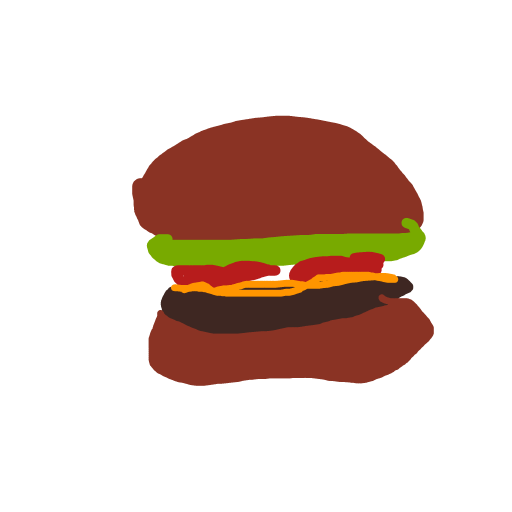 Burger drawing by base-just-king