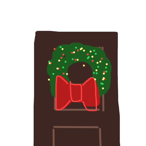 Wreath drawing by oxox