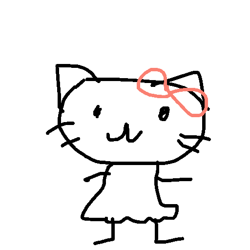 Hello Kitty drawing by kboyce