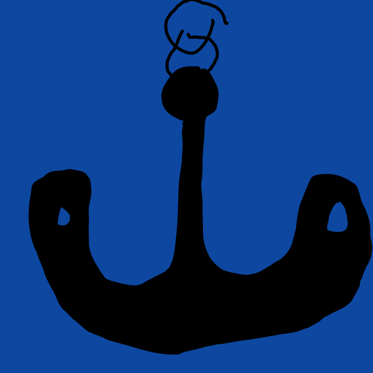 Anchor drawing by Shandi
