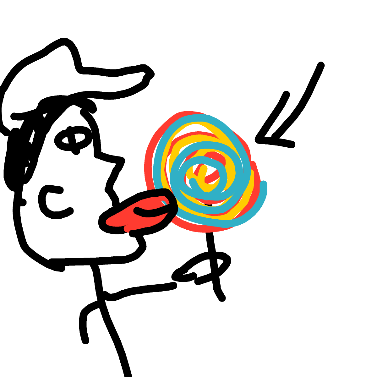 Lollipop drawing by snow-hyper-camp