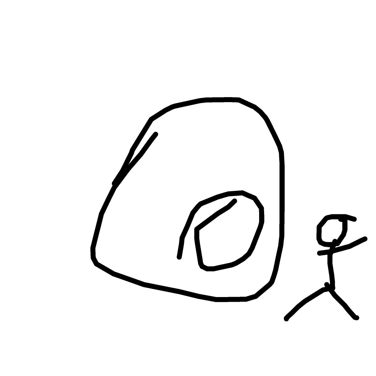 Caveman drawing by revandi