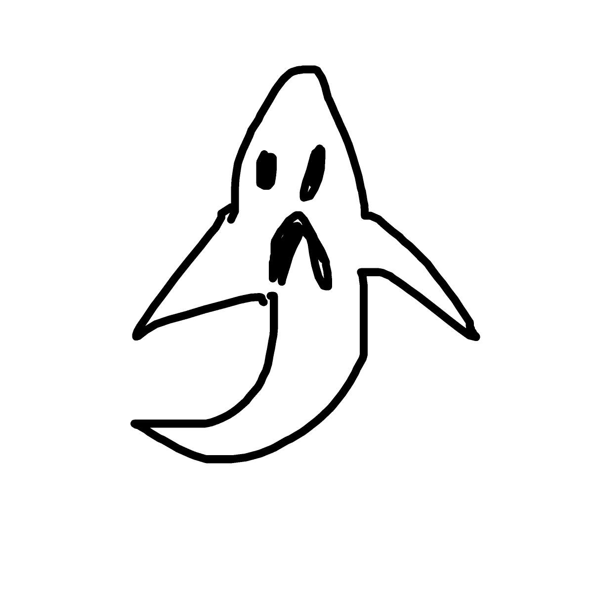 Ghost drawing by izball