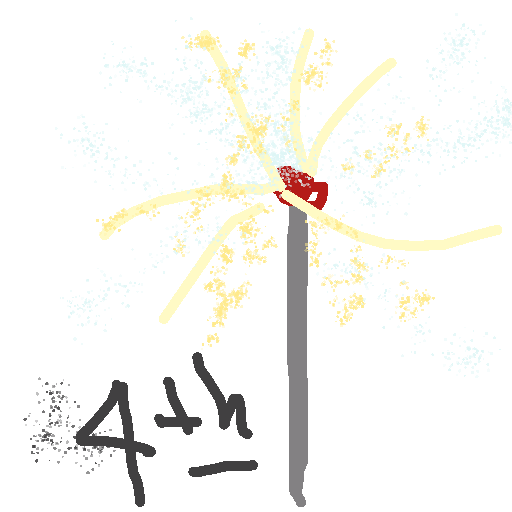 Sparkler drawing by newbie-tryin