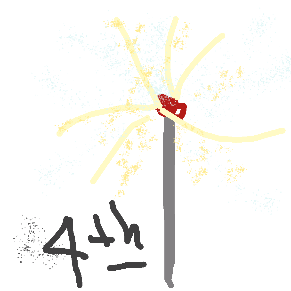 Sparkler drawing by newbie-tryin