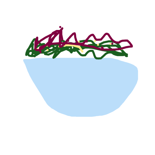 Salad drawing by gurtfro