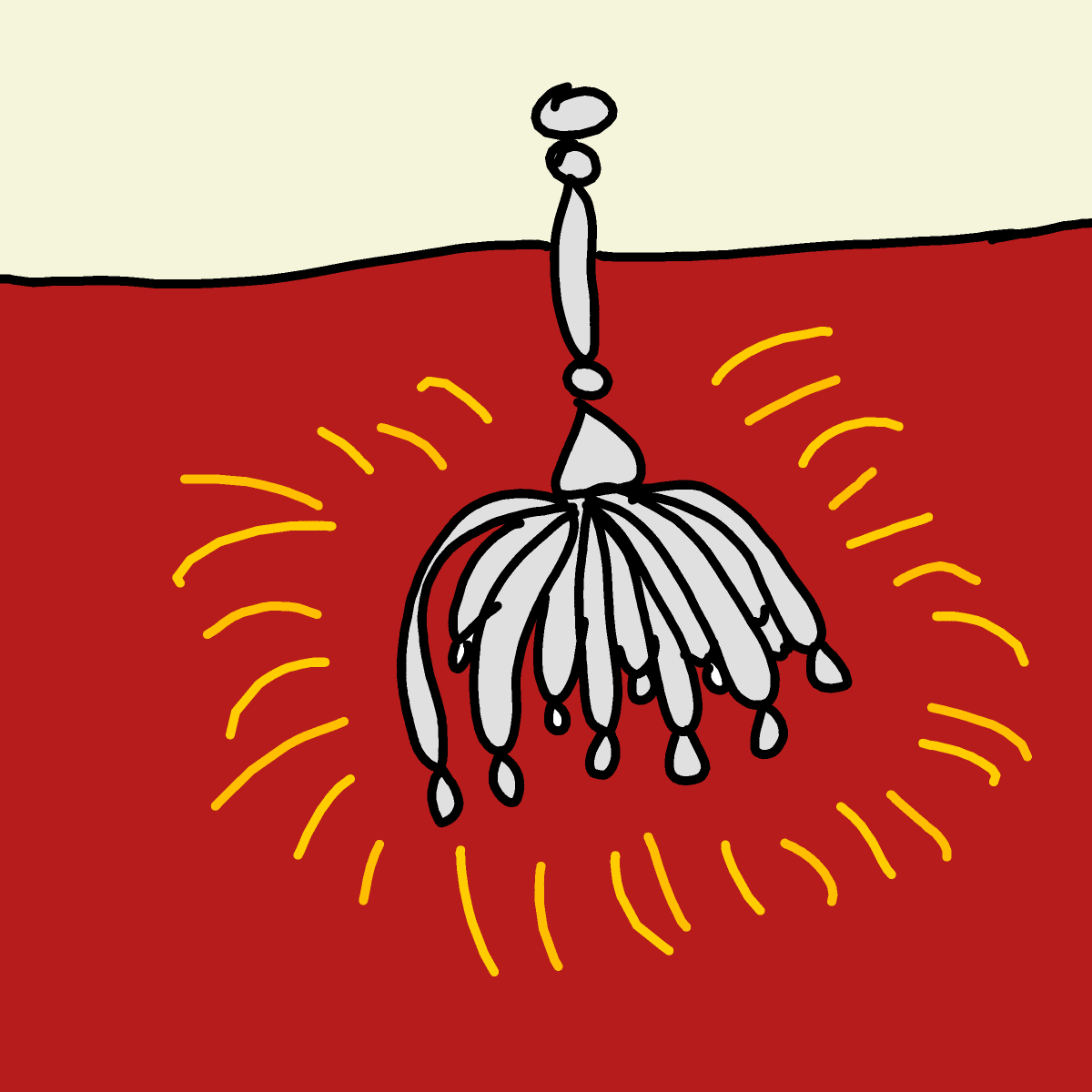 Chandelier drawing by conn0rr
