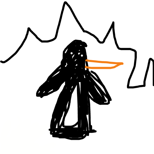 Penguin drawing by nice-cyber-illustrator