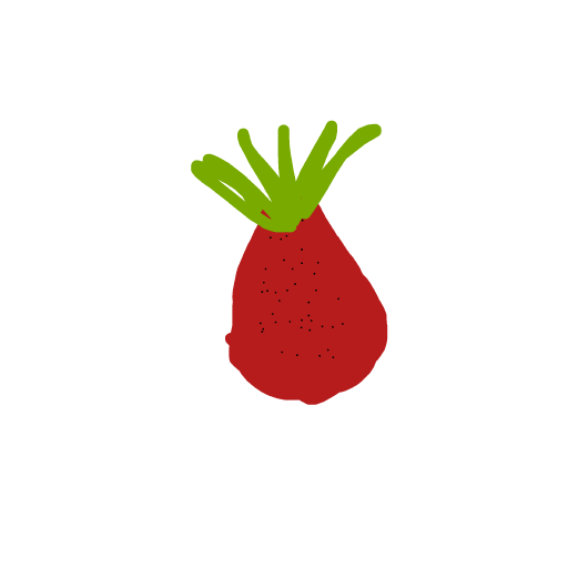 Strawberry drawing by graph-lucky-mage