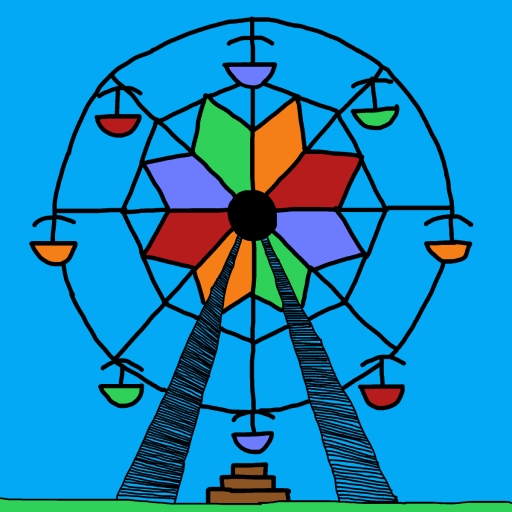 Ferris Wheel drawing by monthra