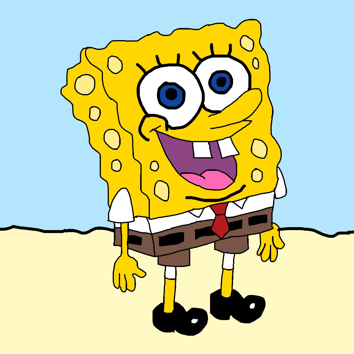 SpongeBob drawing by monthra