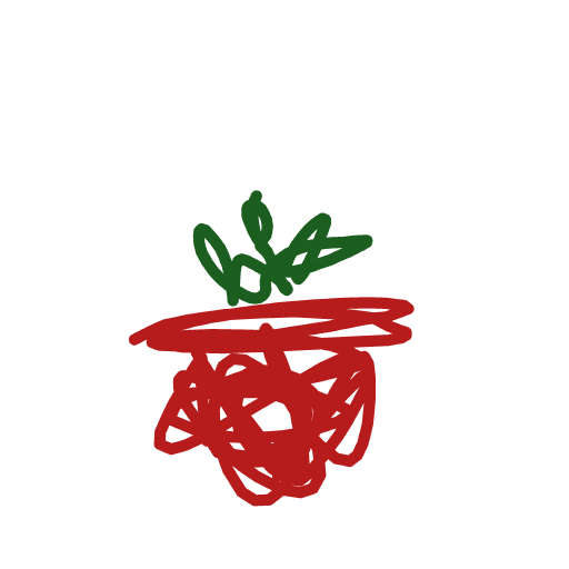 Strawberry drawing by BbJamminT