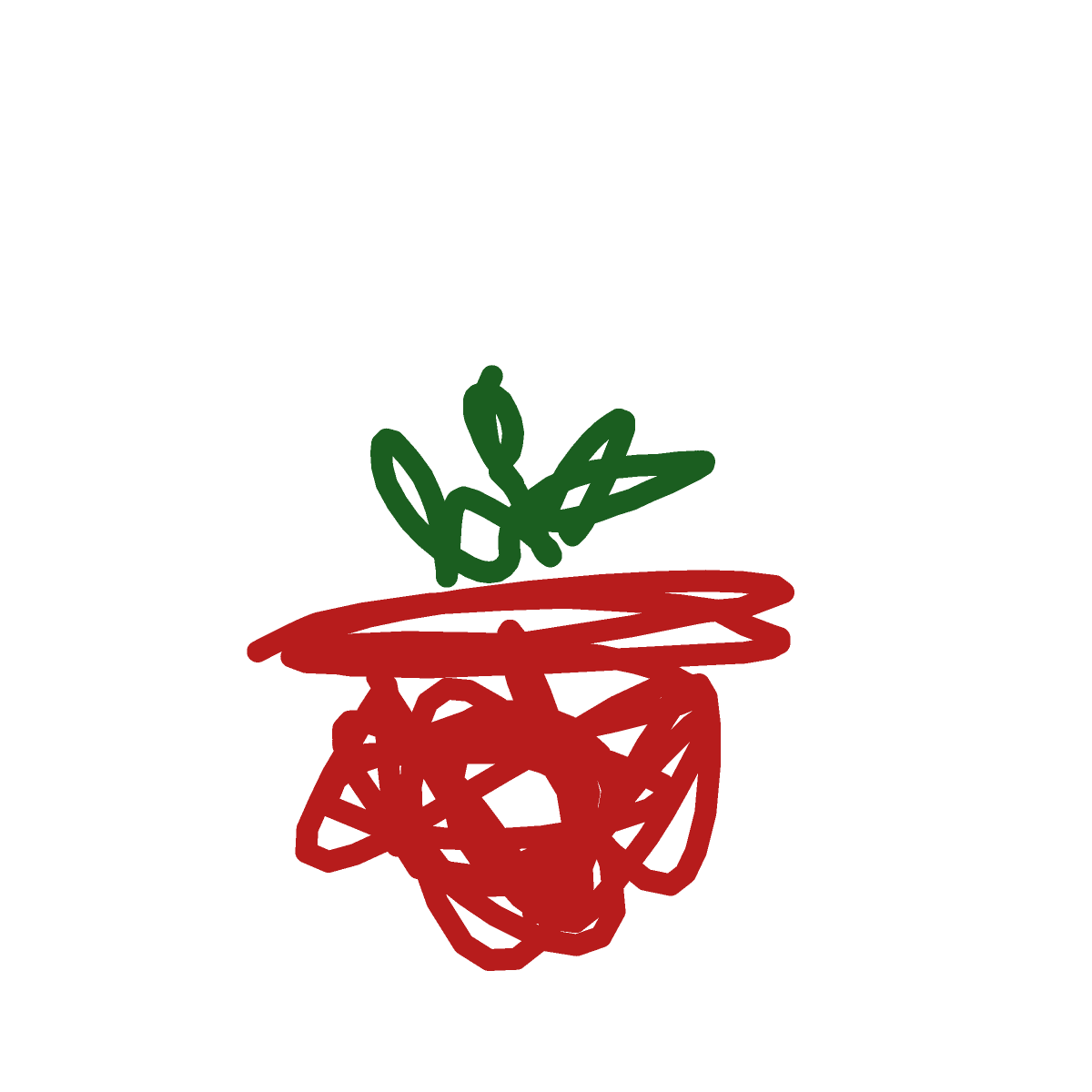 Strawberry drawing by BbJamminT