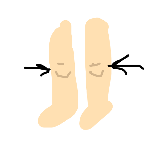 Knee drawing by georgieee