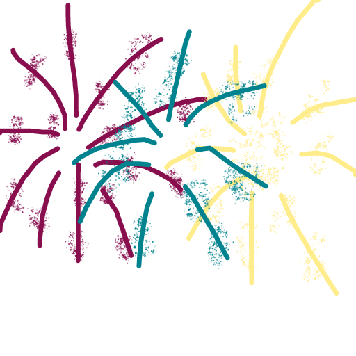 Firework drawing by ms lady