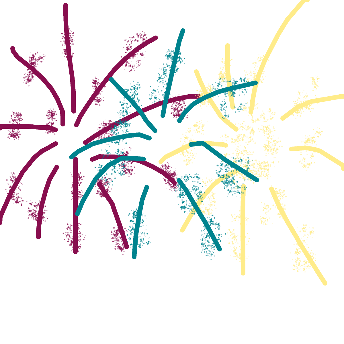 Firework drawing by ms lady