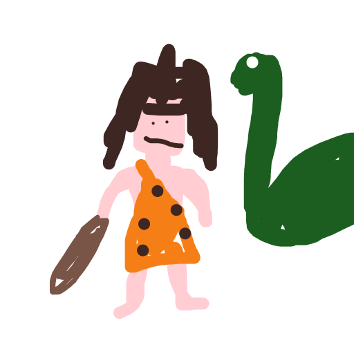 Caveman drawing by nice-draw-designer