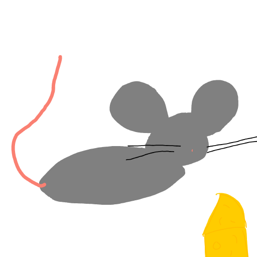 Mouse drawing by Shandi