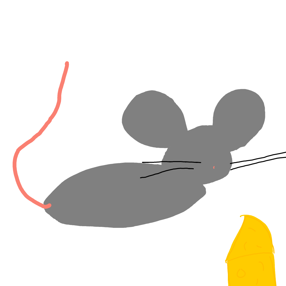 Mouse drawing by Shandi