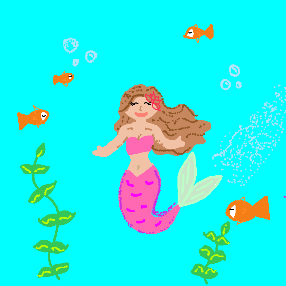 Mermaid drawing by magic-aqua-heart
