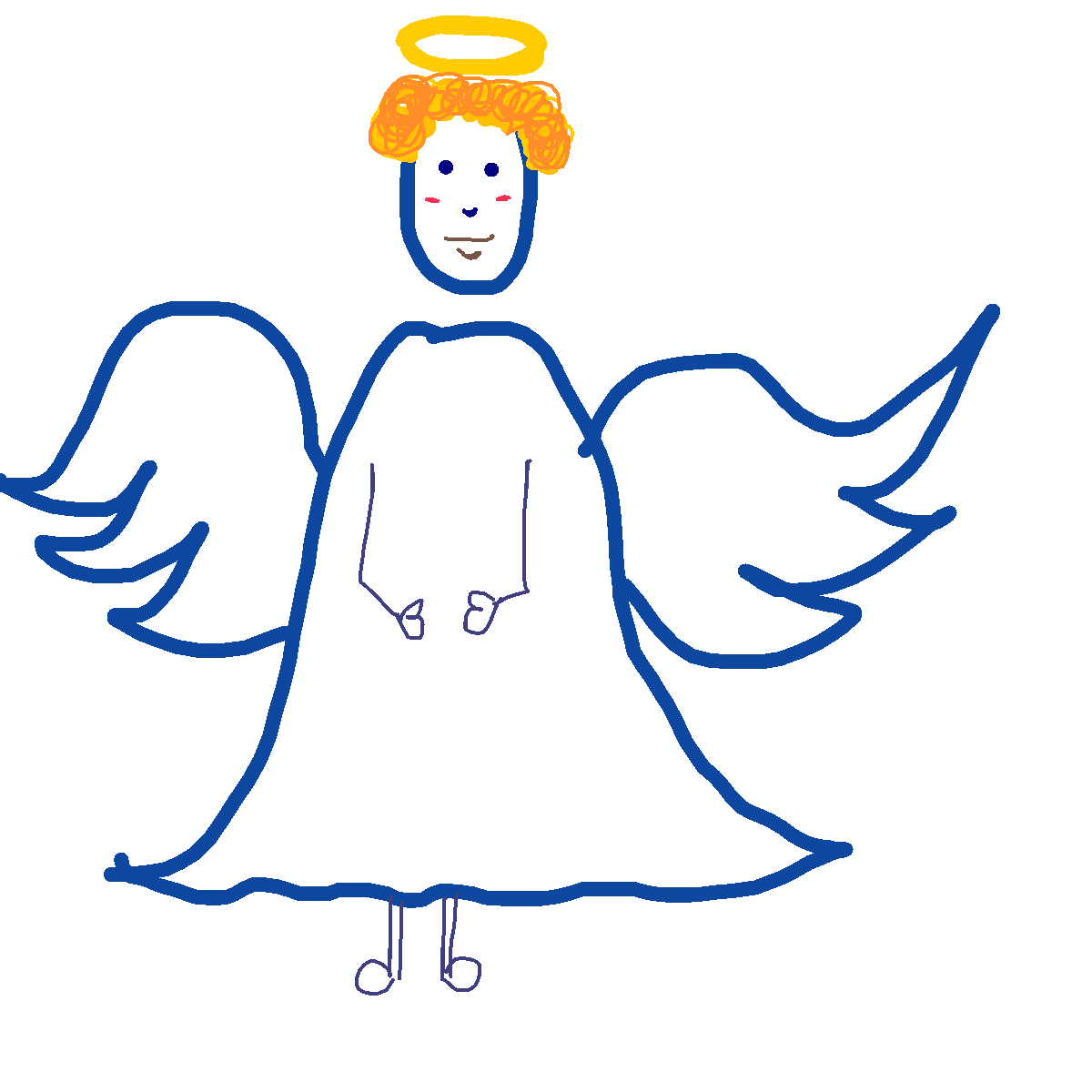 Angel drawing by grand-bold-peak