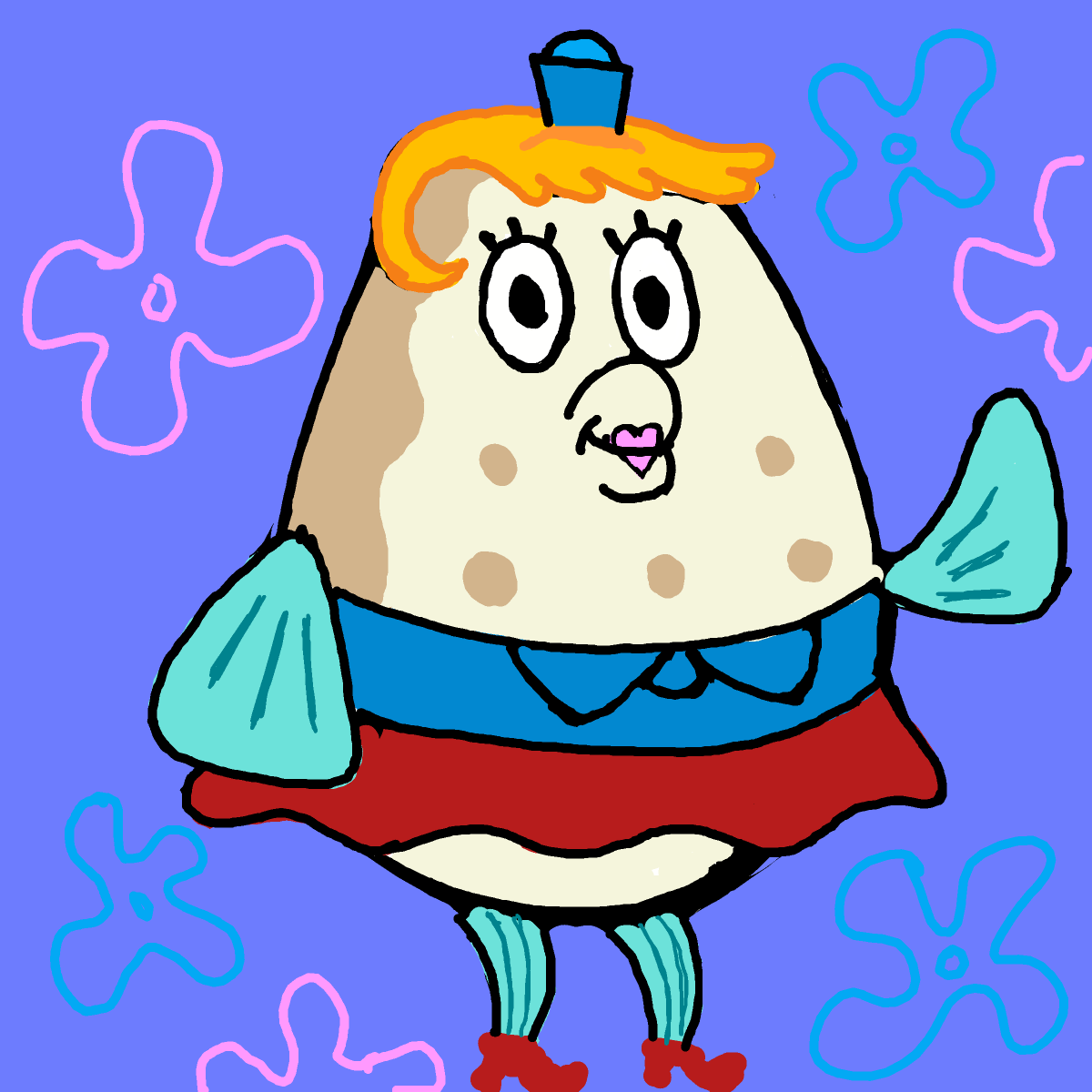 Mrs Puff drawing by foster