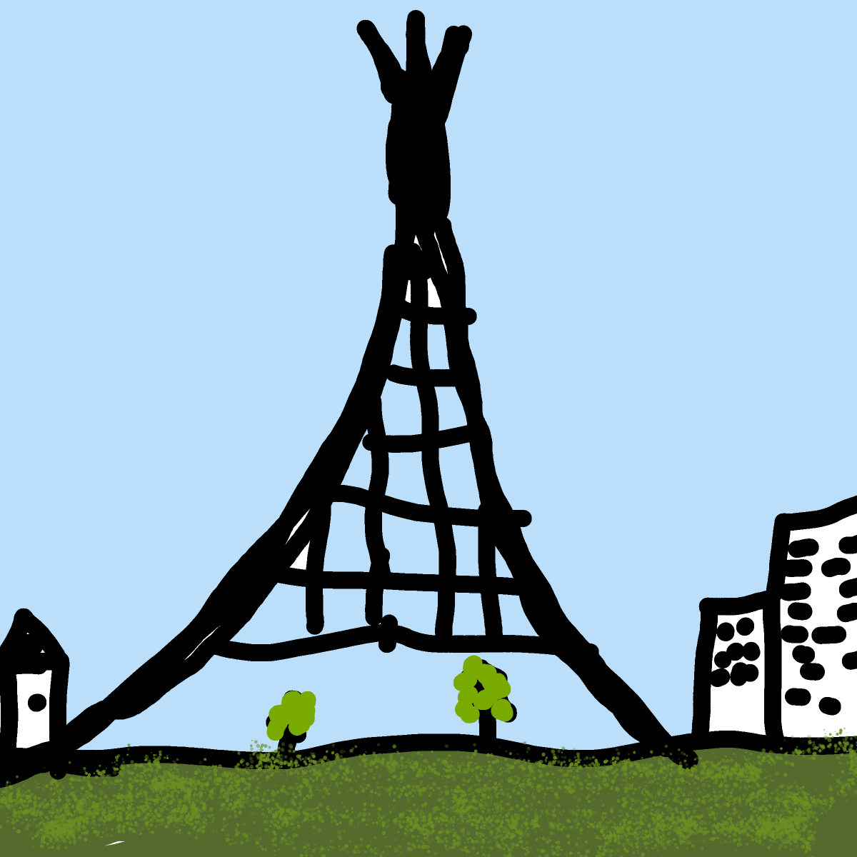 Eiffel Tower drawing by last-fine-mage
