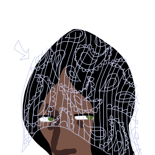 Veil drawing by koko_b_where
