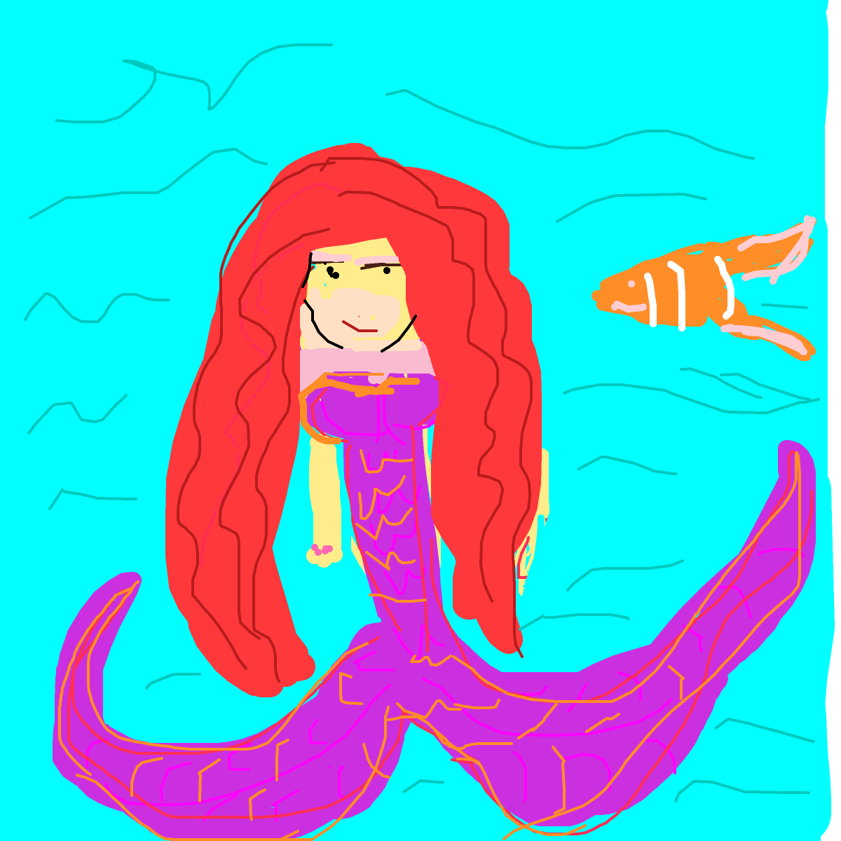 Mermaid drawing by odd-iron-guru