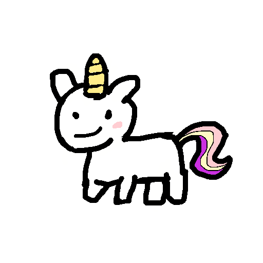 Unicorn drawing by kyle