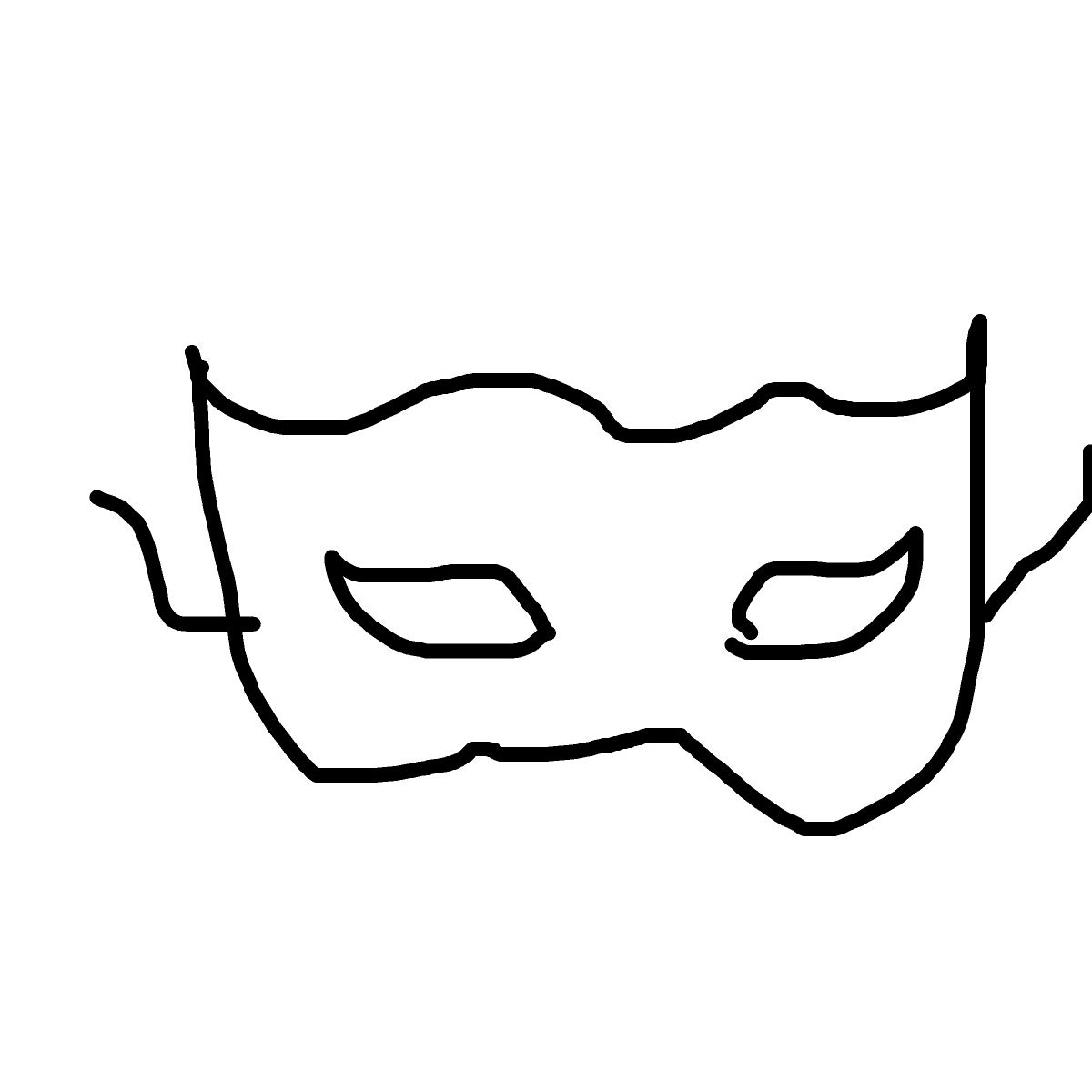 Mask drawing by theduchess