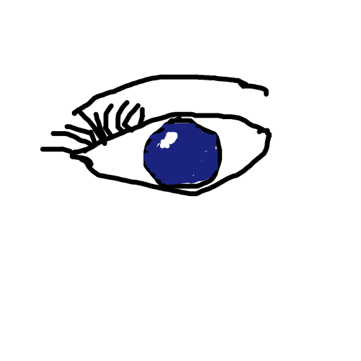 Eyes drawing by nyca