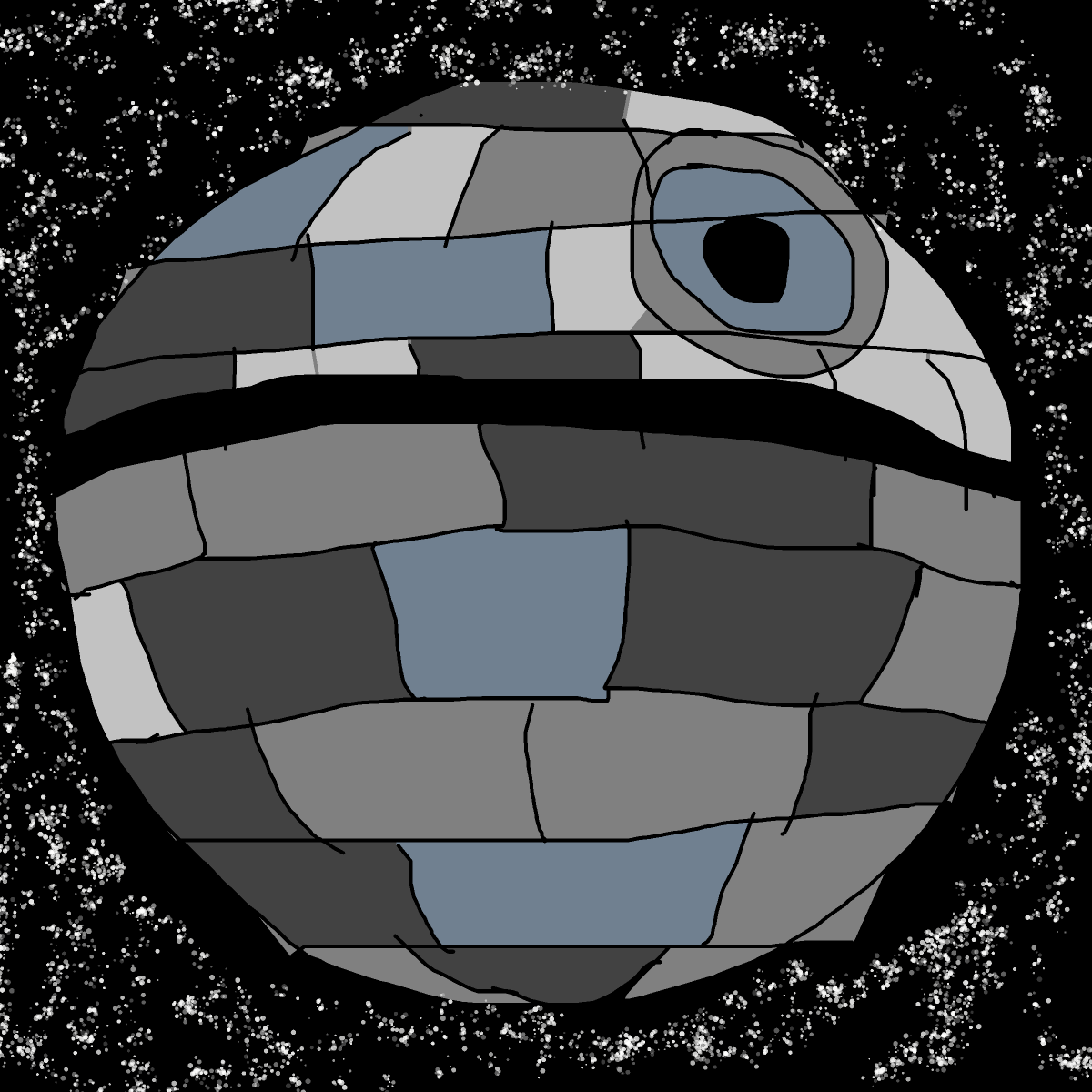Death Star drawing by countnicula
