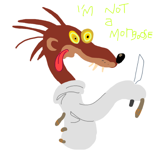 Weasel drawing by koko_b_where