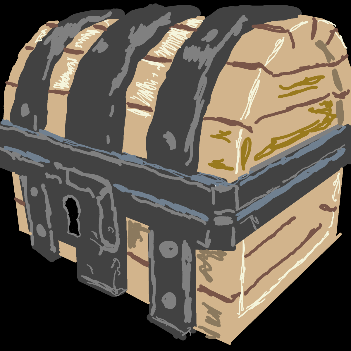 Chest drawing by Guardianoflives