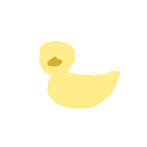 Rubber Duck drawing by madsblazin