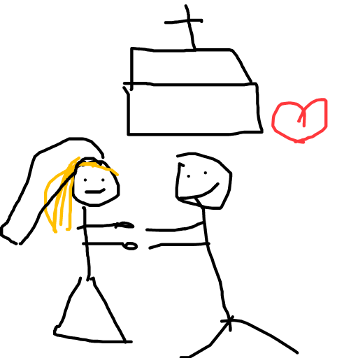 Wedding drawing by rose
