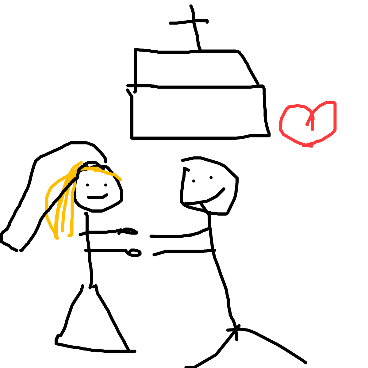 Wedding drawing by rose