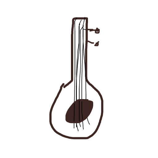Guitar drawing by jester